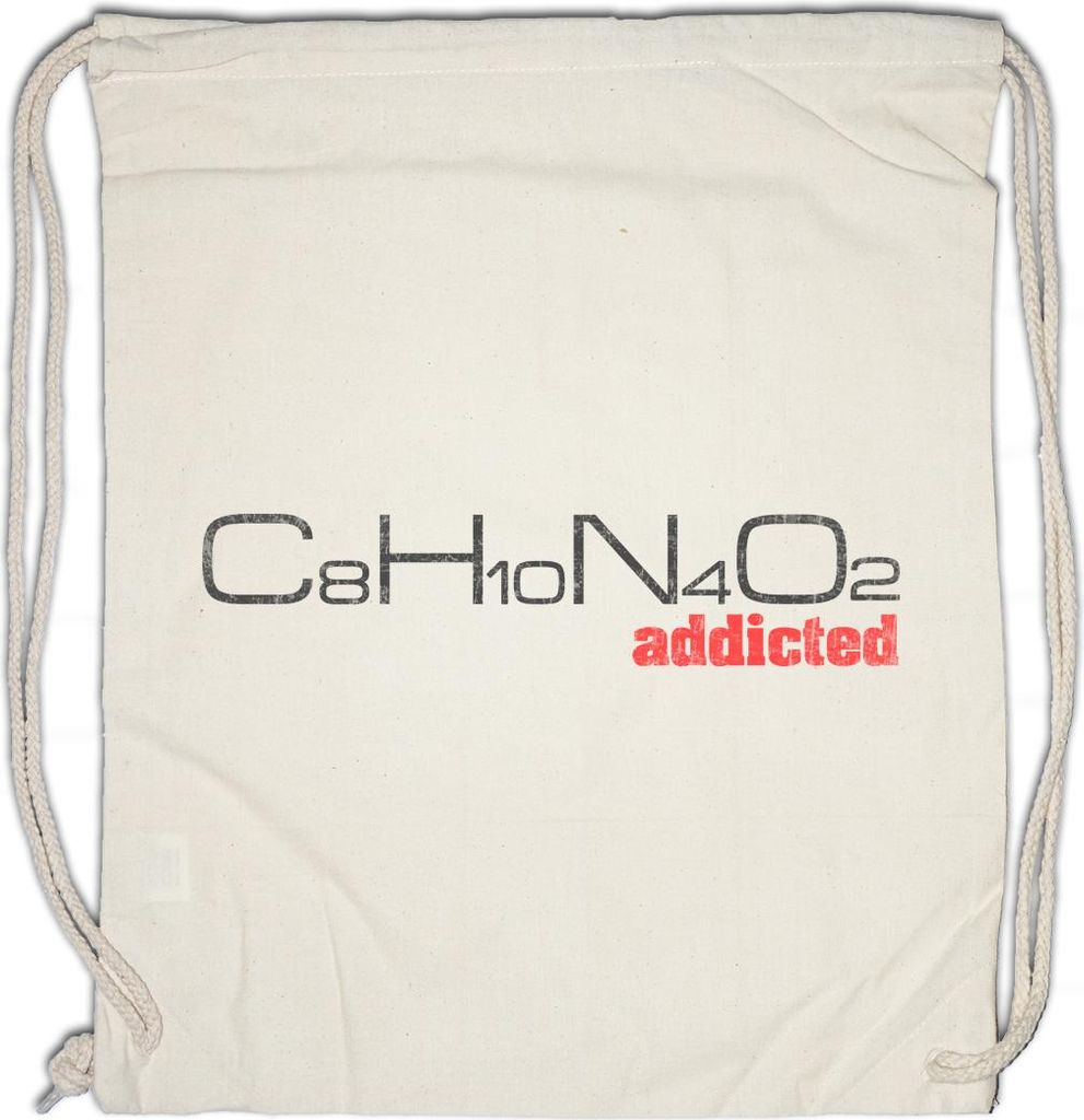 Urban Backwoods C8h10n4o2 Addicted, Turnbeutel, Farbe: Beige