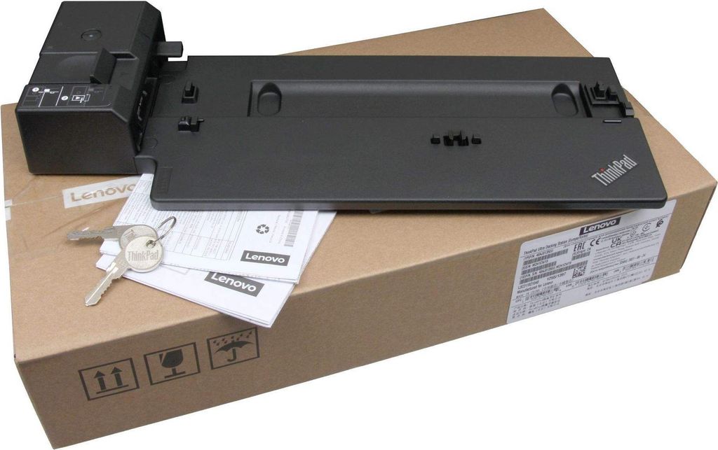 Lenovo 01HY744 - Andocken - 10,100,1000 Mbit/s - Schwarz - Kensington - Lenovo - Gleichstrom