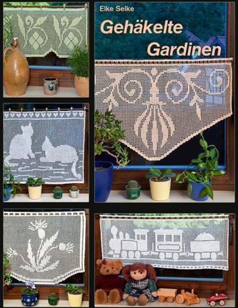 Gehäkelte Gardinen