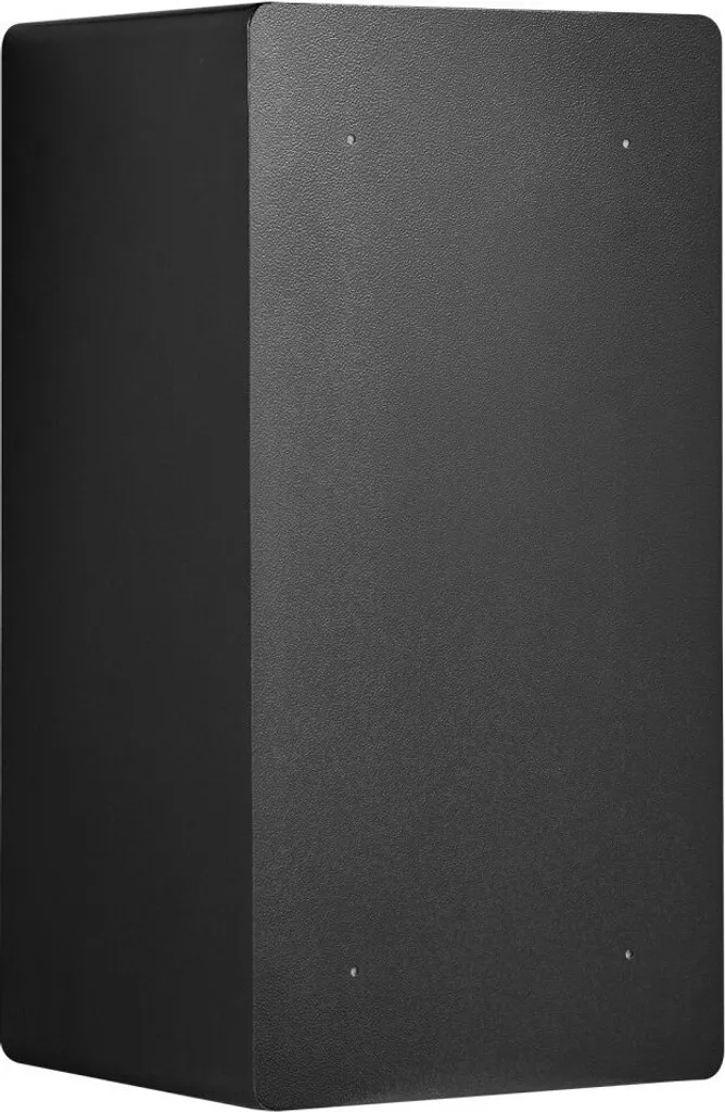 Coffre-fort mural pour documents et bijoux - Format 83cm avec LED noir - 12