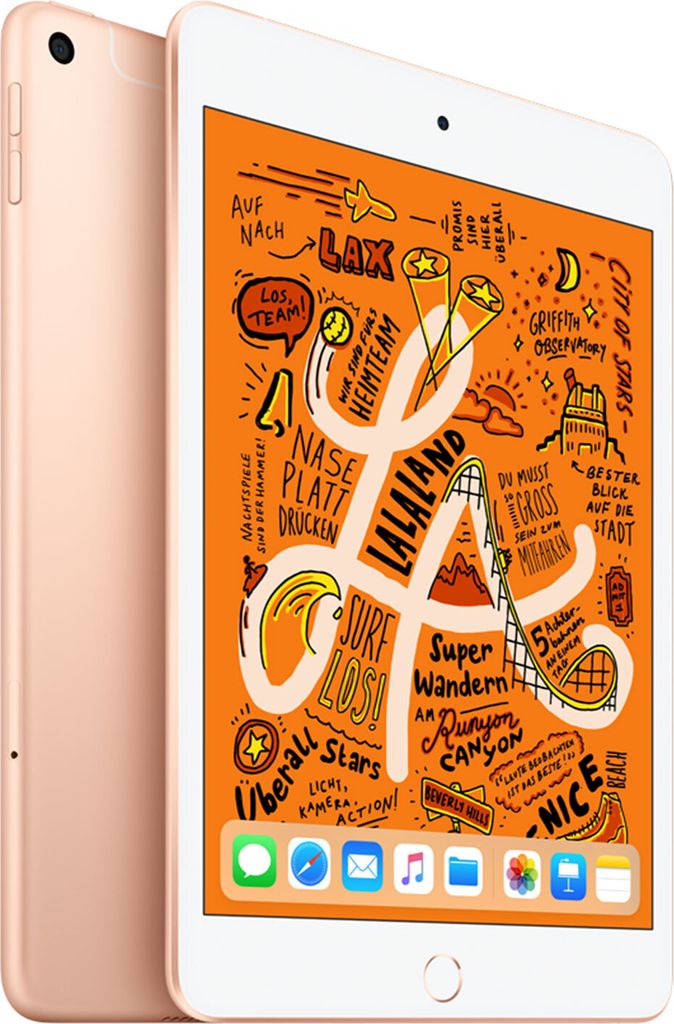 Apple iPad Mini (2019) 256GB WiFi Gold iOS 12 Tablet 7,9 Produktbild 