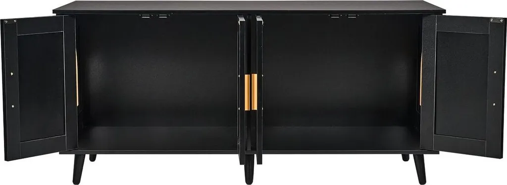 Meuble cache-litière chat noir en bois pour optimiser votre espace - 10
