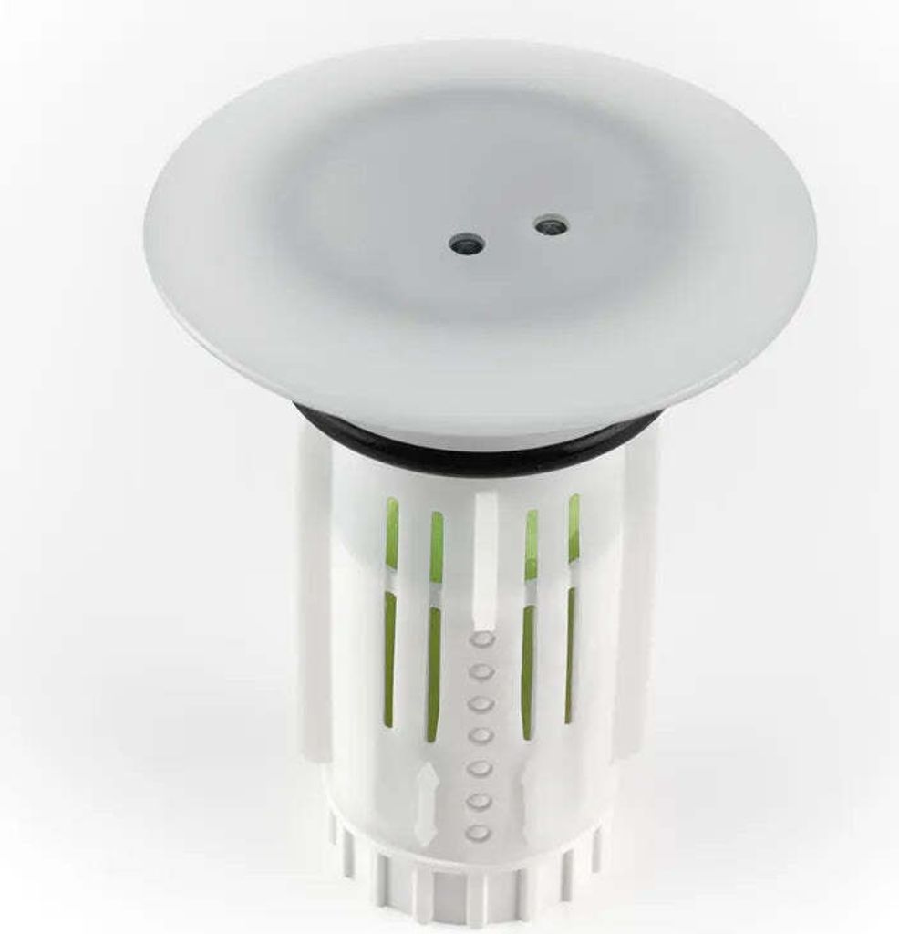 Abfluss-Fee LED-Abflussstopfen - weiß/chrom