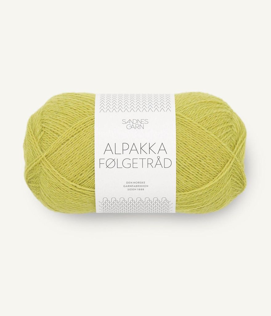 Alpakka Folgetrad col. 9825 sunny lime ca. 400 m 50 g