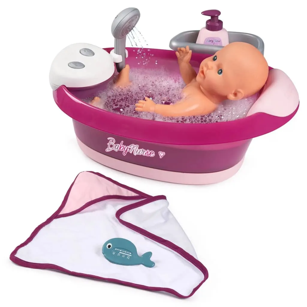 Baignoire Baby Nurse Smoby électronique : fini les jeux d'eau ternes