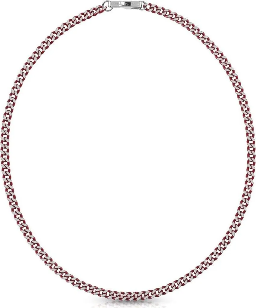 Chaîne Homme Guess en Acier Argenté - Bijou Tendance JUMN01381JWSTRDT