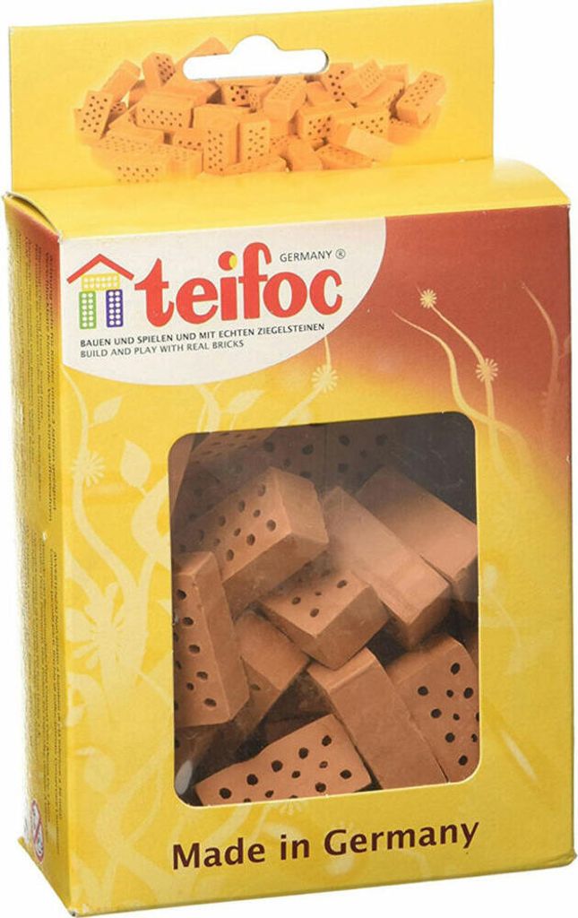 A box of Teifoc building bricks, made in Germany.
