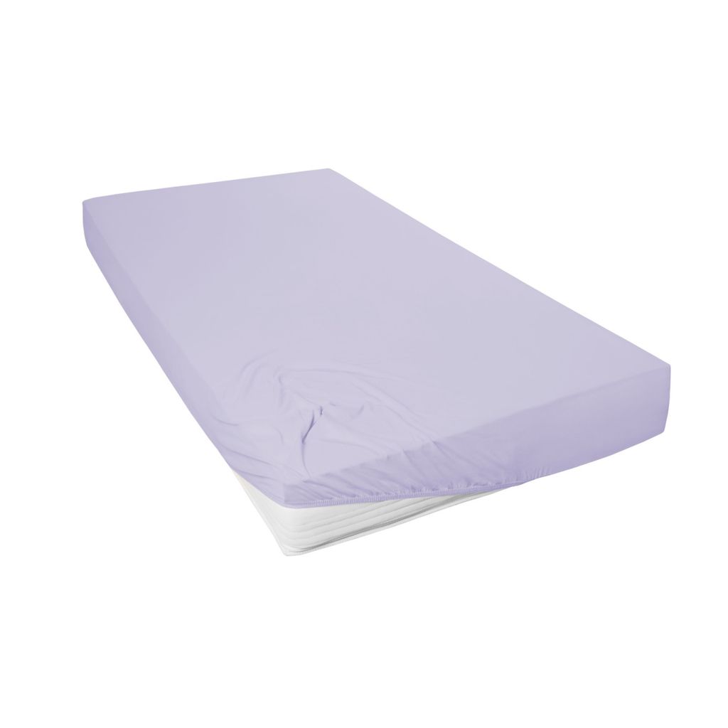 Westminster Spannbetttuch Mako Jersey 150 x 200 cm lavendel