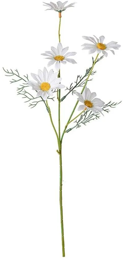 Madone décorative fleurs en soie blanches - Set de 10 pièces Premium