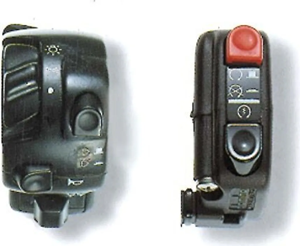 Devio Luci Moto Domino 0060AA.9A.04-04 Sinistro con Cablaggio Molex - 3