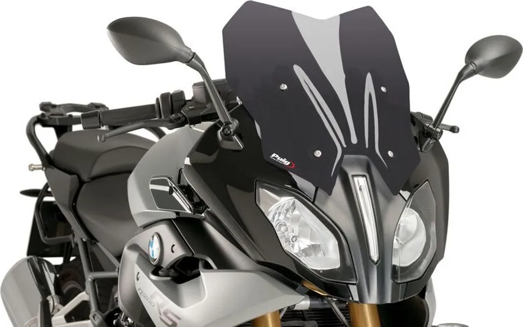 Bulle Touring PUIG 7616F pour BMW R1200RS Fumé Foncé Haute Protection