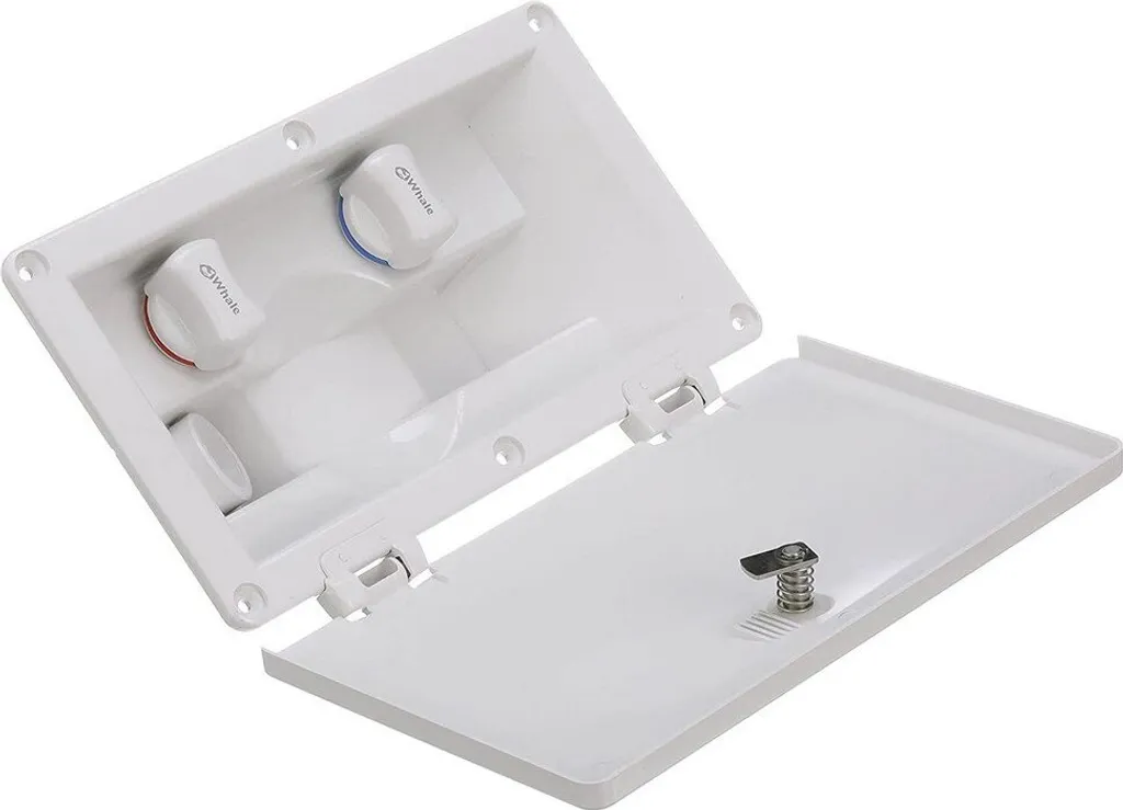 Unité de douche Whale encastrable compacte eau chaude et froide ABS - 2
