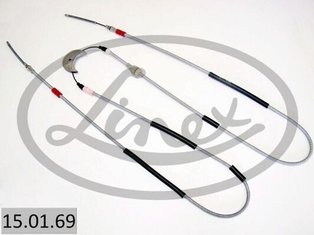 LINEX Handbremsseil 15.01.69 Hinten für FORD Escort '91 Express (AVF) 3400/1460/1380mm