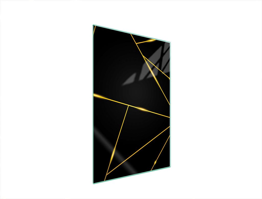 Glasschneidebrett 35x52 Schwarz