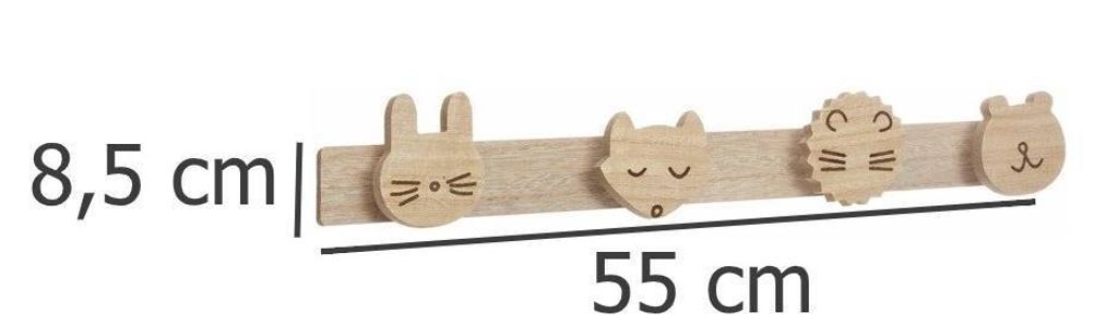 Atmosphera Wild Wood Kinderregal Beige  Beige One Size Produktbild 10