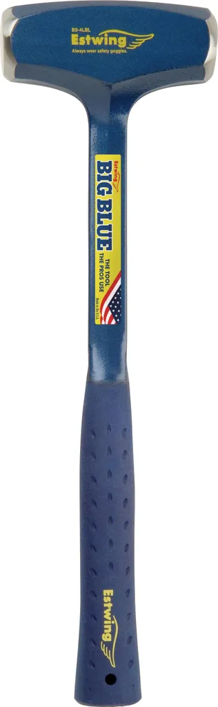 Masse à Main Estwing Big Blue Manche Long en Vinyle 1,8kg Acier