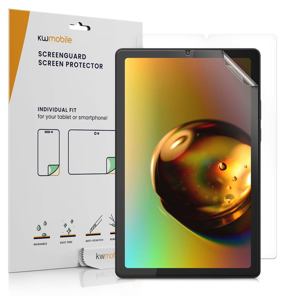 kwmobile 2x Schutzfolie kompatibel mit Lenovo Smart Tab M9 - Folie klar Full Screen Tablet