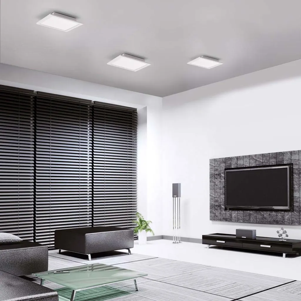 Plafonnier LED Dimmable avec Télécommande CCT Blanc 30cm - Série L30 - 10