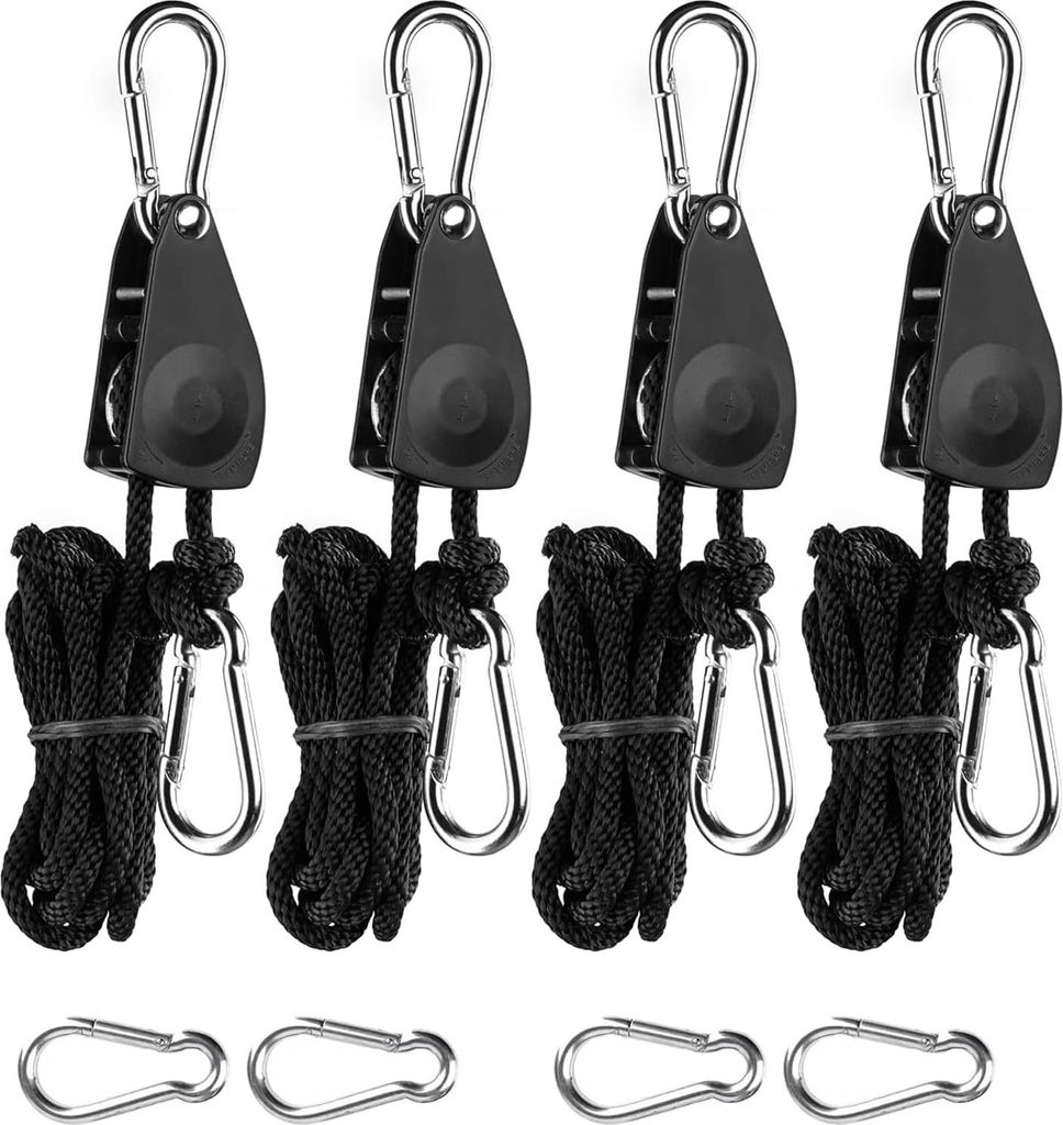 4 Stück Ratchet Hanger, Duty Heavy Rope Seil Ratsche Produktbild 
