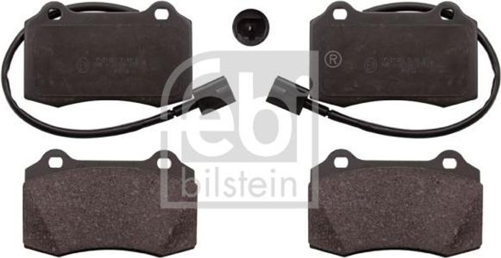 FEBI BILSTEIN 116010 Bremsbelagsatz, Scheibenbremse OE 77362239 kompatibel mit Alf. 147, Alf. 156