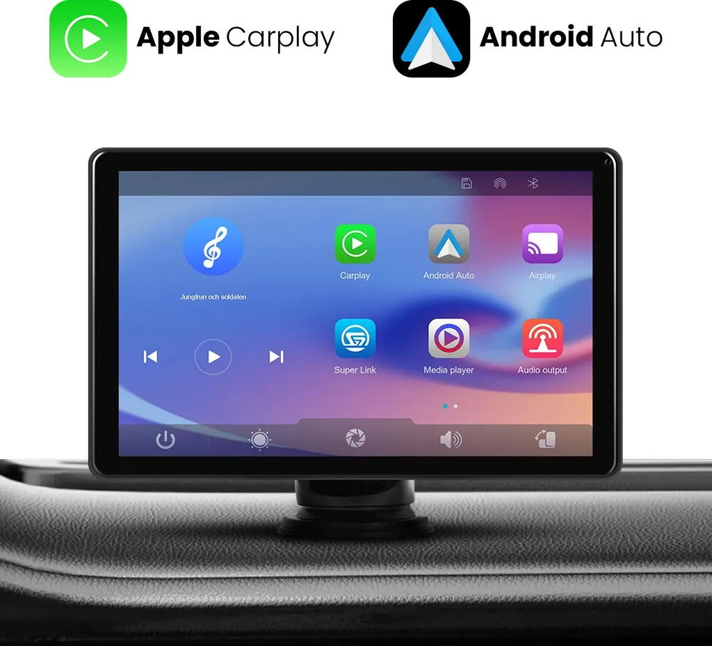 Écran CarPlay Android Auto 8" HD Avizar - Bluetooth et Mains Libres - 3