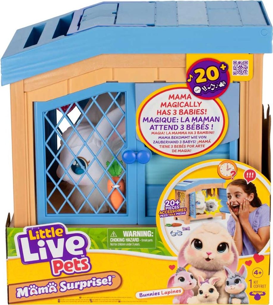 Moose Toys Little Live Pets: Mama Surprise Hasen Spielset Produktbild 