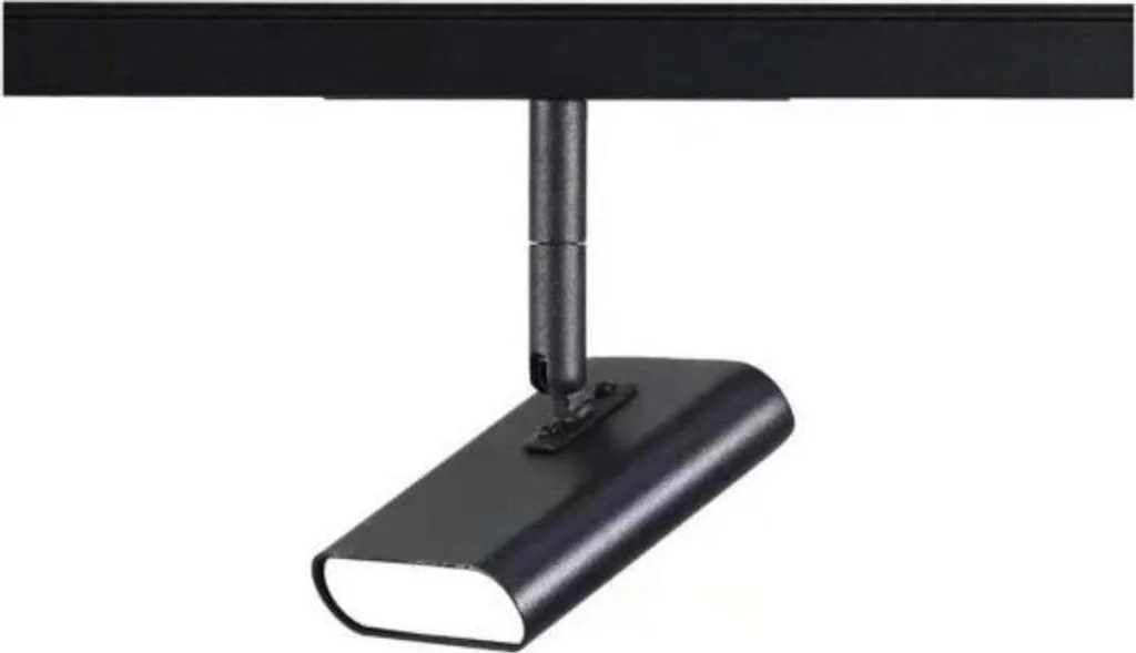 Luminaire LED Rail Magnétique Rectangulaire Noir 5W Orientable 48V
