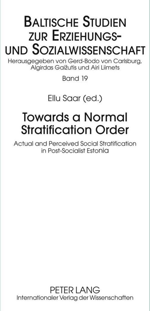 Towards a Normal Stratification Order