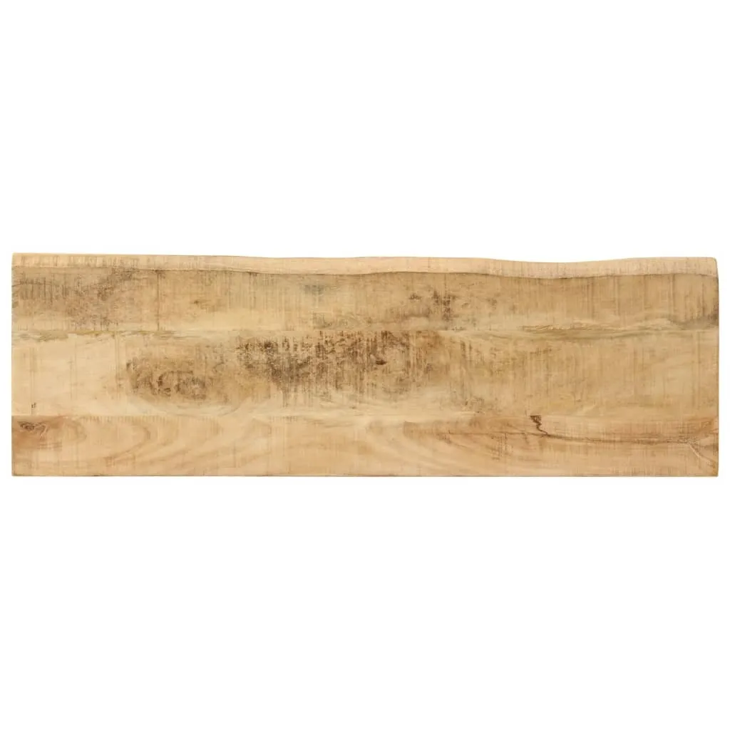 Table console live edge 105x33x76 cm en bois de manguier massif brut