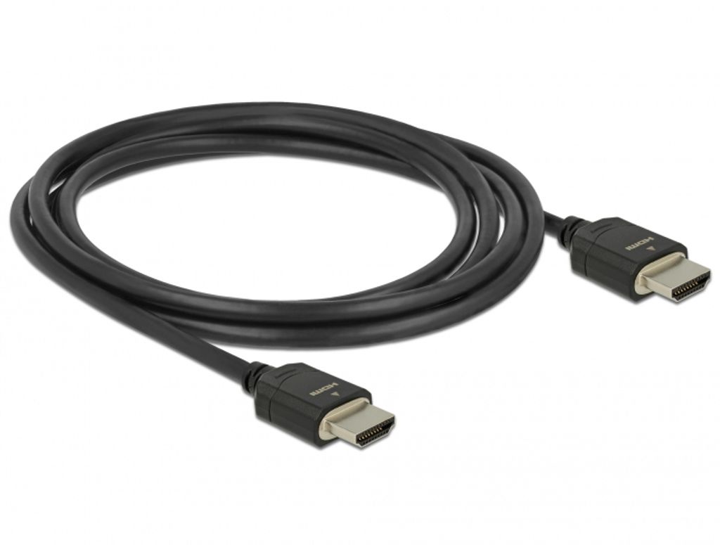 DELOCK High Speed HDMI Kabel 48 Gbps 8K 60 Hz 2 m