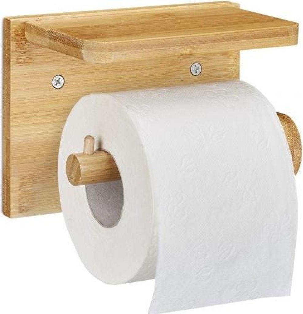 Toilettenpapierhalter mit Ablage