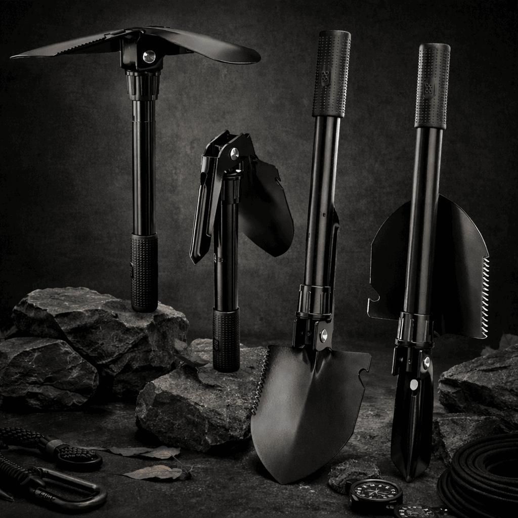 Klappspaten Multifunktions Schaufel Survival Spaten Camping Hacke Prepper Tool