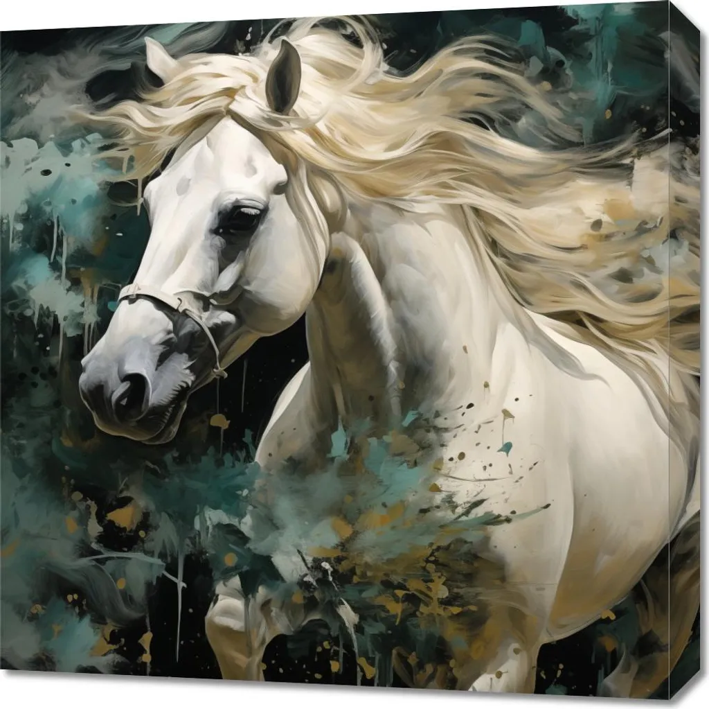 Tableau Image 60 x 60 cm Esprit sauvage : Déco murale moderne sur toile