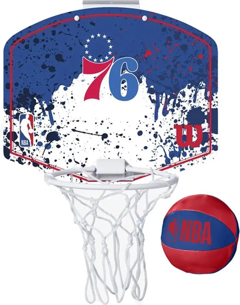 Panneau de Basket Wilson Philadelphia Multicouleur pour Fans de la NBA