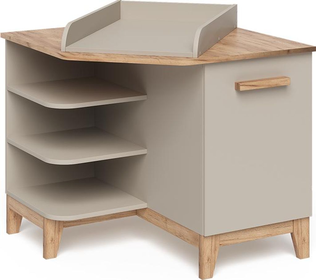 Wickelkommode Vitalispa Malia Cashmere/Artisan 85 x 85.2 cm Produktbild 
