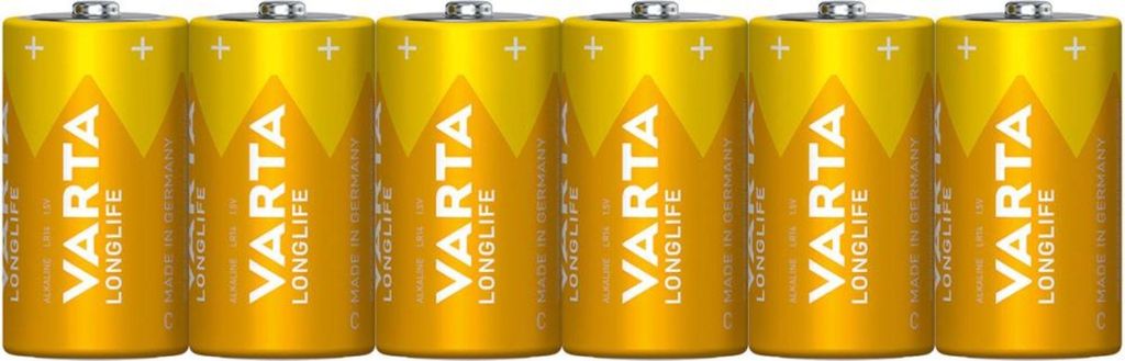 Varta 04114101306 Batterie LONGLIFE - Baby/LR14/C, 1,5 V, Immagine del prodotto 