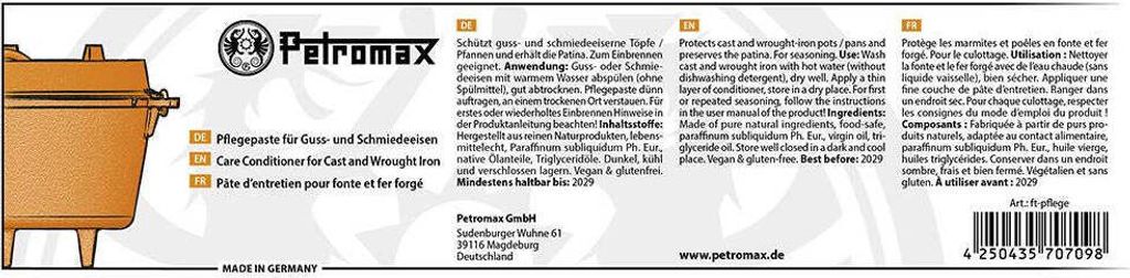 Petromax Einbrenn- und Pflegepaste für Feuertöpfe/Dutch Produktbild 23