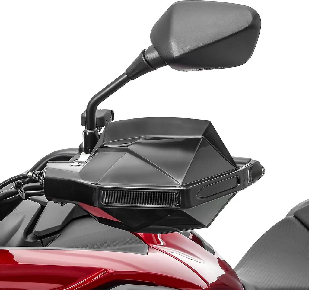Paire de protège-mains moto universels pour guidon 22mm noir