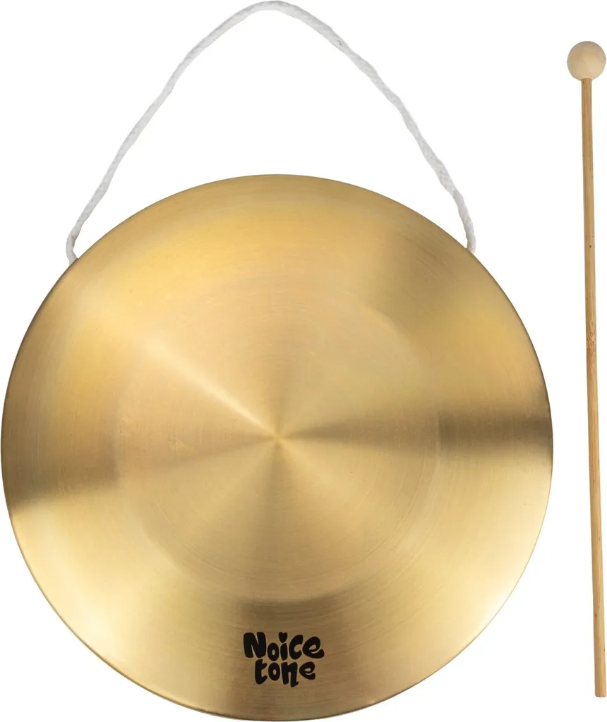 Gong en laiton Noicetone T020-5 instrument sonore clair 25 cm