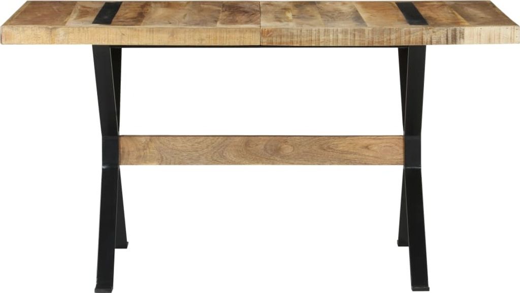"Winter Sale"Esstisch 140x70x76 cm Raues Mangoholz - Produktbild 
