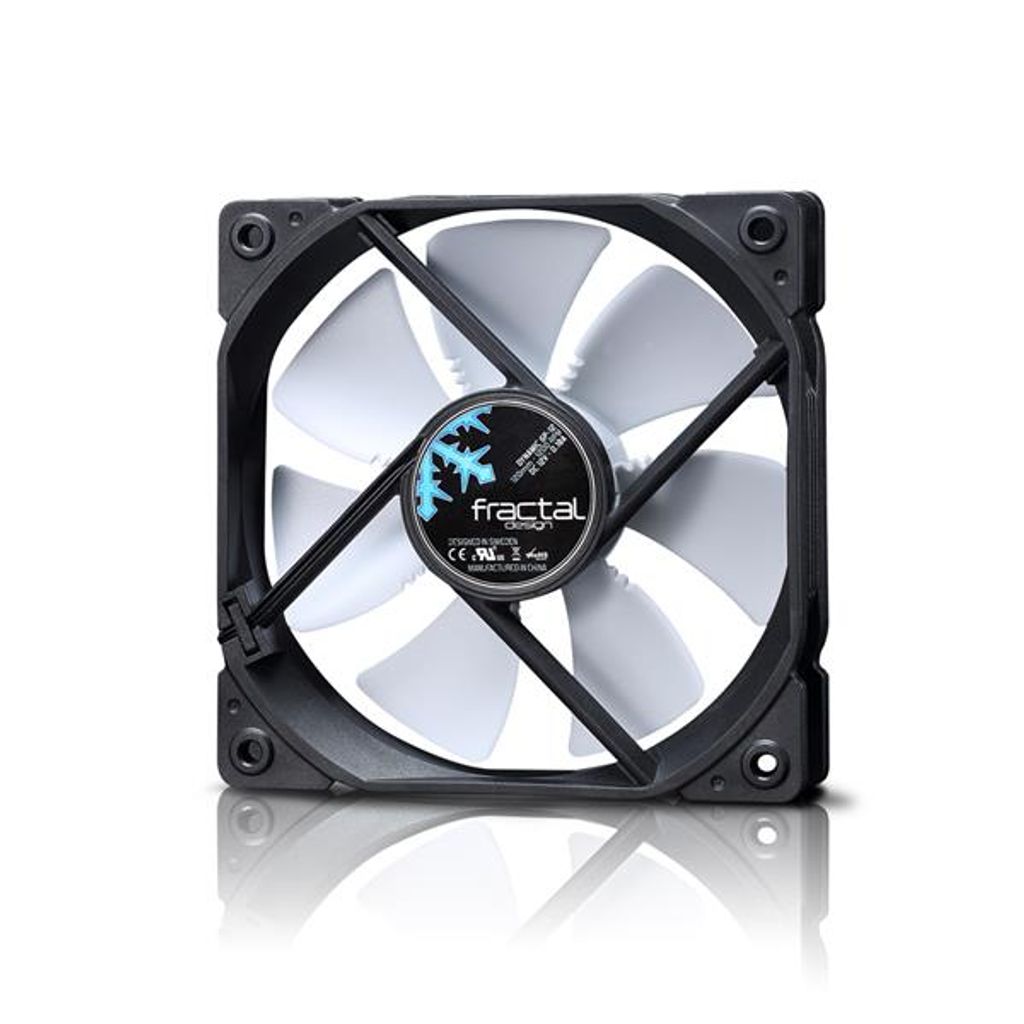 Fractal Design FD-FAN-DYN-X2-GP12-WT, Ventilator, 12 cm, 1200 RPM, Schwarz, Weiß