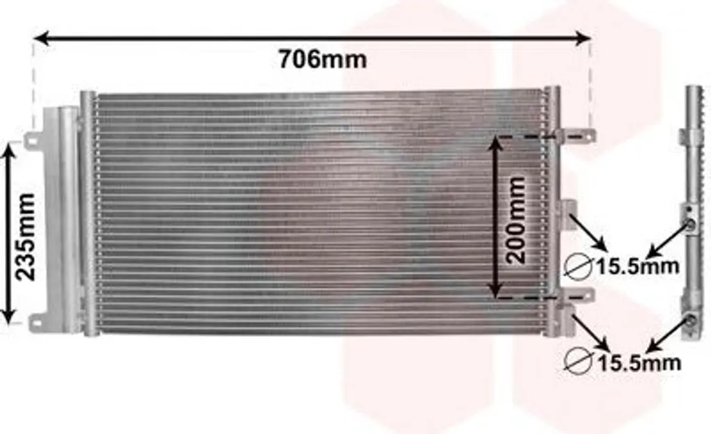Condenseur de Climatisation Fiat Doblo 223 pour un Confort Thermique Été