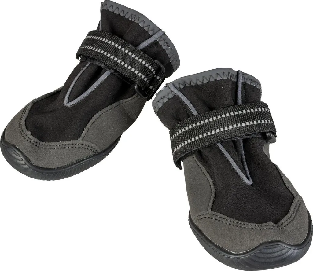 Chaussures chien Duvo+ Noir taille S avec semelles antidérapantes