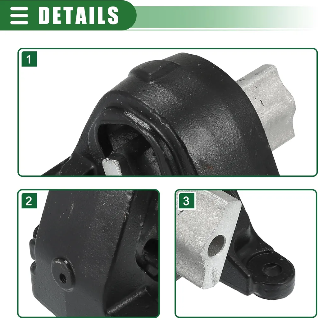 Support Moteur 5147190AB pour Jeep Wrangler 3.6L 2012-2018 Noir - 4
