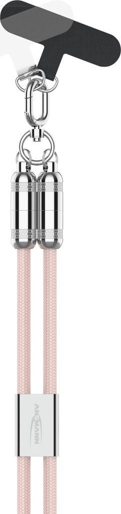 ANSMANN Handykette, Lanyard USB C auf Lightning Kabel, Handyband zum umhängen