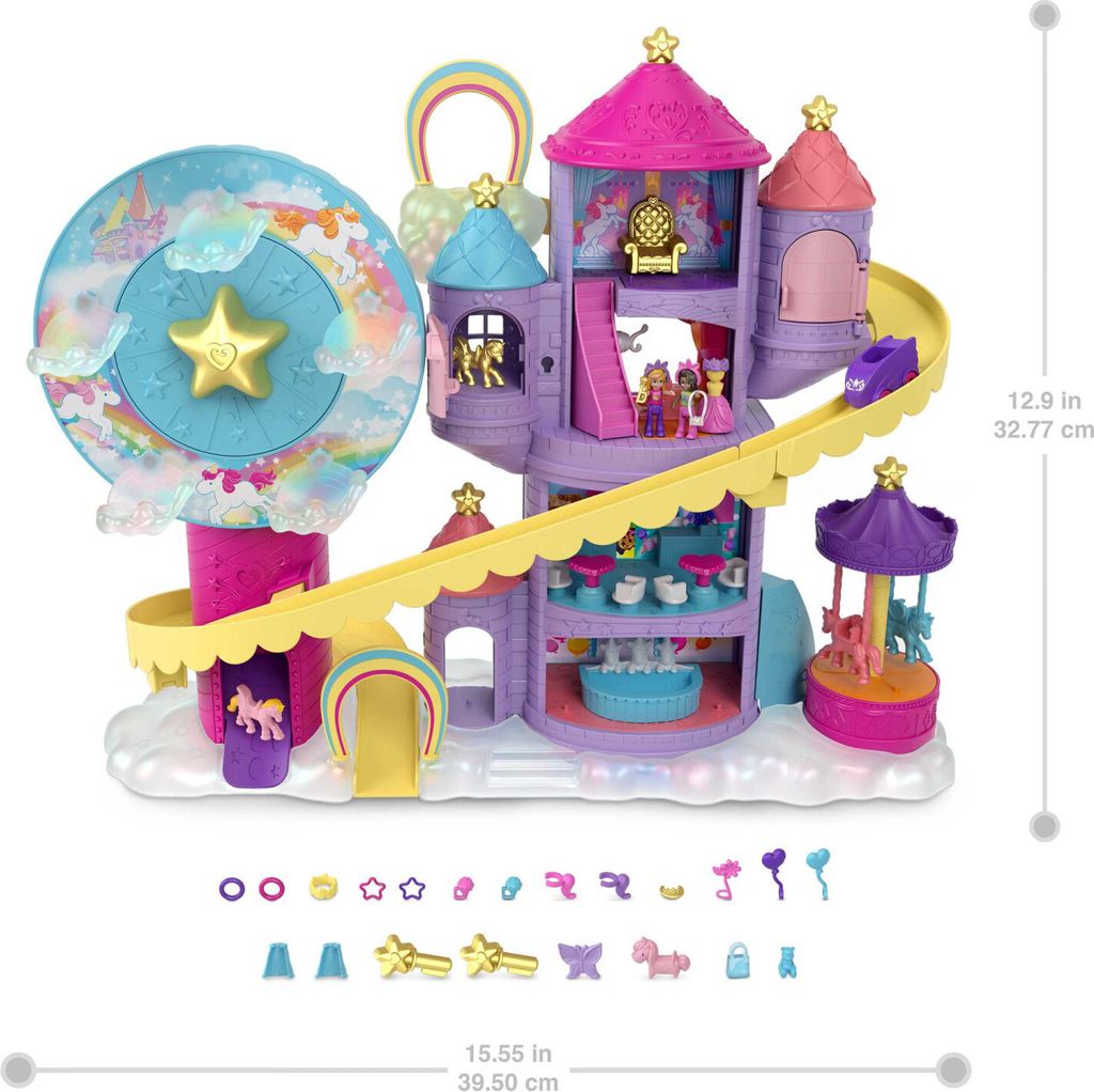 Polly Pocket Pollyville Regenbogen-Einhornspaß Freizeitpark Produktbild 14