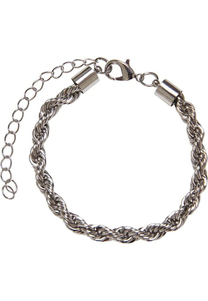 Urban Classics Charon Bracciale intrecciato argento - L/XL