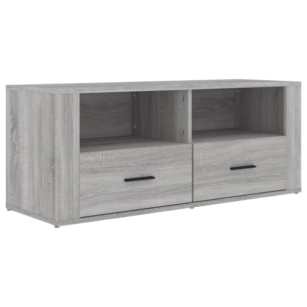 Mobile TV Basso Grigio Sonoma 100x35x40 cm | Offerta E-commerce - 1