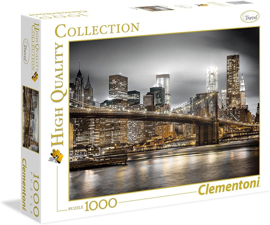 Clementoni Puzzle 39366 - New York Skyline (1000 Teile) Produktbild 