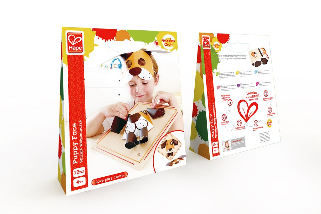Hape Art & Craft Bastelset Hundemaske, E5124